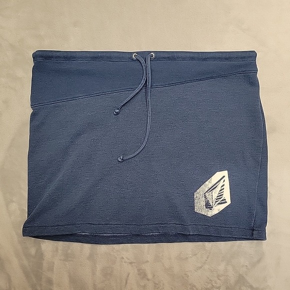 Volcom Dresses & Skirts - VTG Volcom The Saloon Skirt Womens Medium Blue Mini Y2K Skate Surf Aesthetic